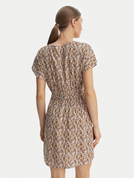 ONLY ONLY Poletna obleka Nova 15342707 Temno bež Regular Fit