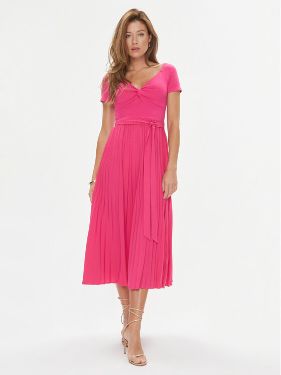 Guess Guess Sukienka codzienna WBGK86 WE6D1 Różowy Regular Fit
