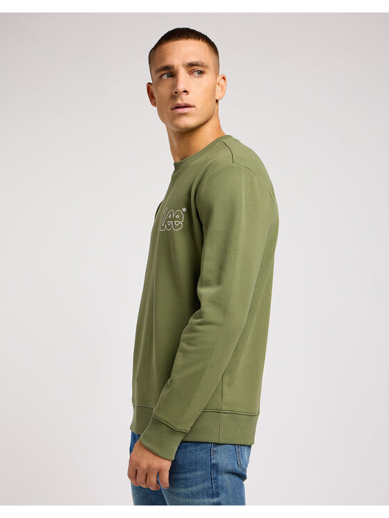 Lee Lee Felpa WOBBLY SWS Verde Regular Fit