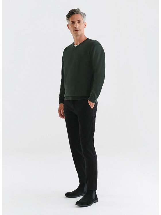 Pako Lorente Pako Lorente Sweter P23WB-2X-011 Zielony Classic Fit