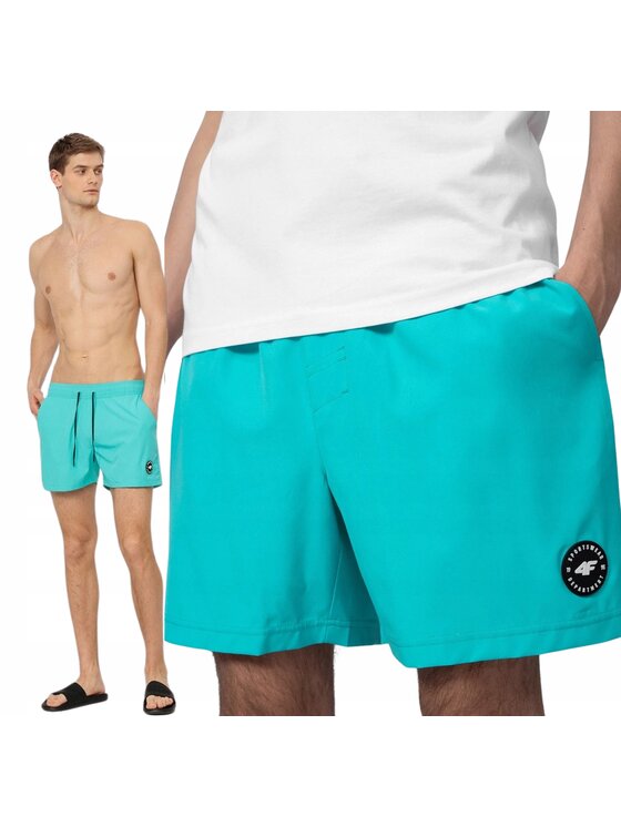 4F 4F Shorts da mare 4FWSS24UBDSM123-32S Blu Performance Fit