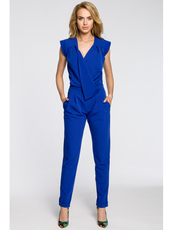 Made of Emotion Made of Emotion Overal M196 Modrá Casual Fit