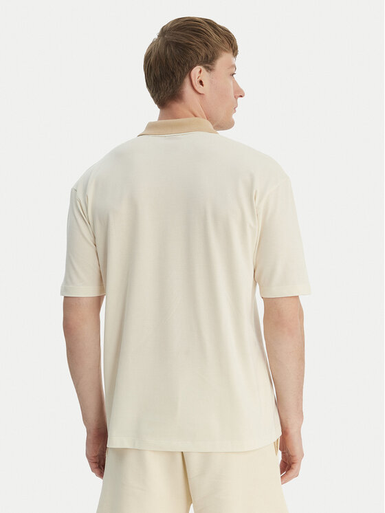 HUGO HUGO Polo marškinėliai Dunios_RB 50559650 Smėlio Regular Fit