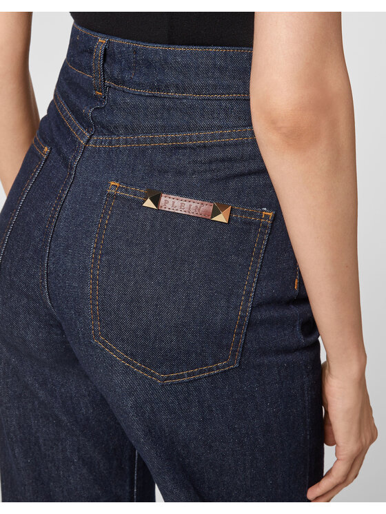 PHILIPP PLEIN PHILIPP PLEIN Jeansy 4065 Niebieski jasny Palazzo Fit