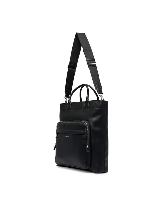 Calvin Klein Calvin Klein Geantă Raised Tote LV04D3494G Negru