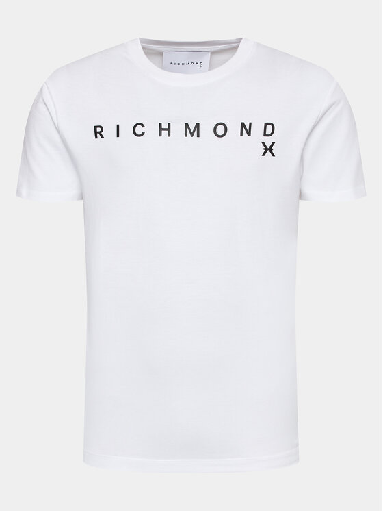 Richmond X Marškinėliai UMA23082TS Balta Regular Fit