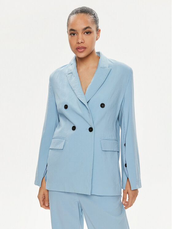 MSGM MSGM Піджак 3441MDG27 237200 Голубий Relaxed Fit
