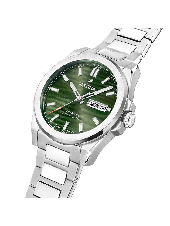 Festina Festina Zegarek F20073-4 Srebrny