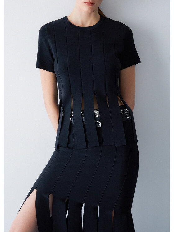 Liu Jo Liu Jo Gonna maxi CA6095MS55N22222 Nero Regular Fit