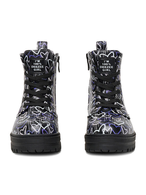 DeeZee DeeZee Schnürstiefeletten CEO-AVO-2208-021 Schwarz