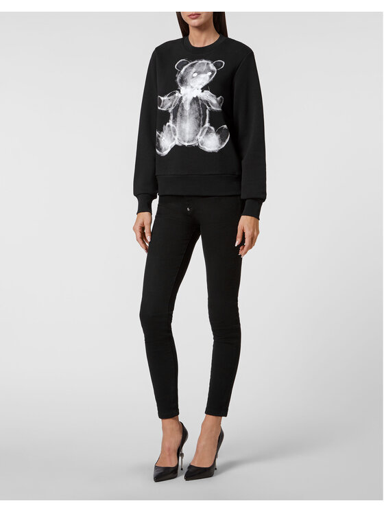 PHILIPP PLEIN PHILIPP PLEIN Bluza 985 Czarny Regular Fit