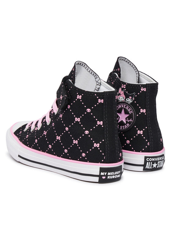 Converse Converse Teniși Chuck Taylor All Star Hi X My Melody Kuromi A21839C Negru