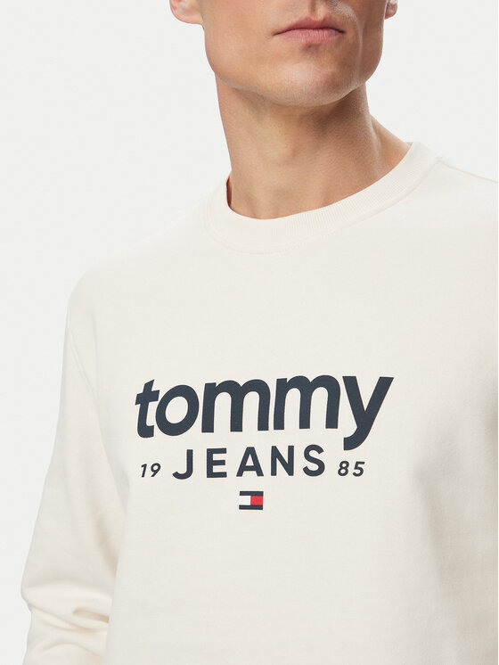 Tommy Jeans Tommy Jeans Pluus Graphic DM0DM23392 Valge Regular Fit