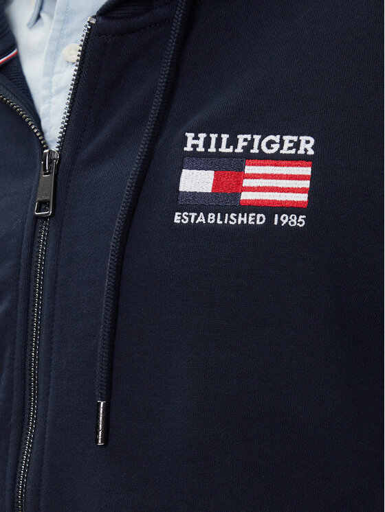 Tommy Hilfiger Tommy Hilfiger Bluza American MW0MW39691 Granatowy Regular Fit