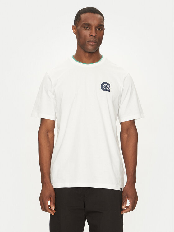 adidas adidas Marškinėliai Summer Prep Graphic JI9414 Balta Regular Fit