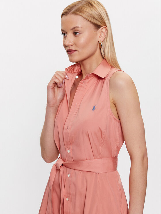 Polo Ralph Lauren Polo Ralph Lauren Sukienka codzienna 211911667002 Różowy Regular Fit