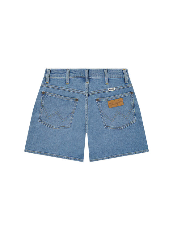Wrangler Wrangler Szorty jeansowe 112362838 Niebieski Regular Fit