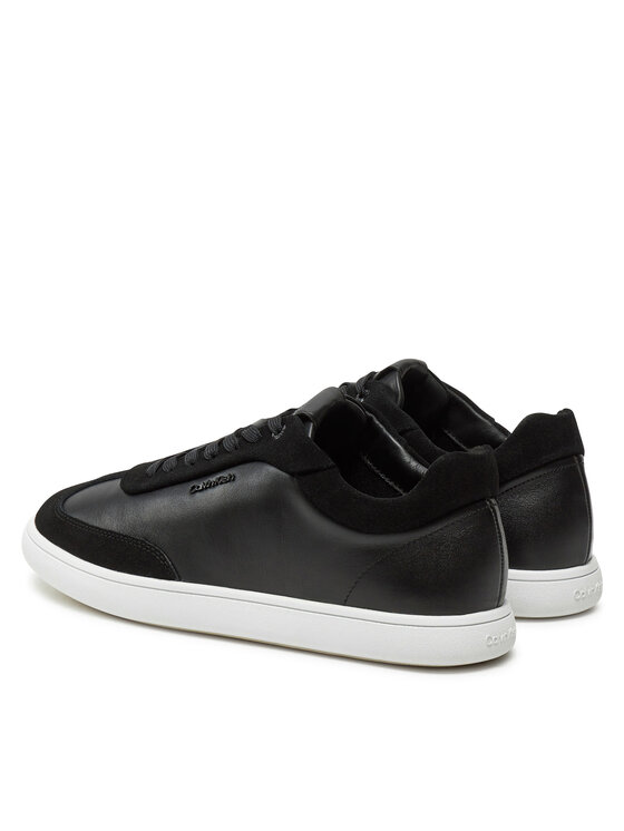 Calvin Klein Calvin Klein Sneakersy Cupsole Lace Up - Lth Sue Mix HW0HW02435 Černá