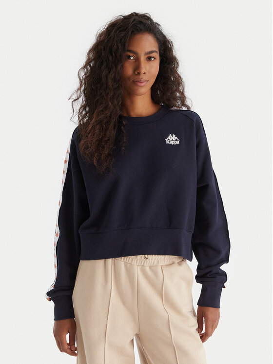 Kappa Kappa Sweatshirt Banda Marbella 311U1TW Dunkelblau Regular Fit
