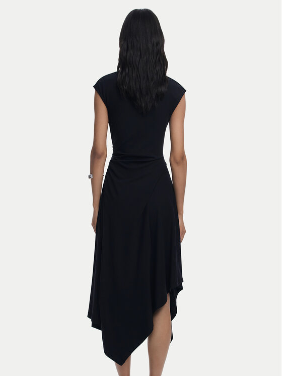 Desigual Desigual Kleid für den Alltag Katrina 25WWVK12 Schwarz Slim Fit