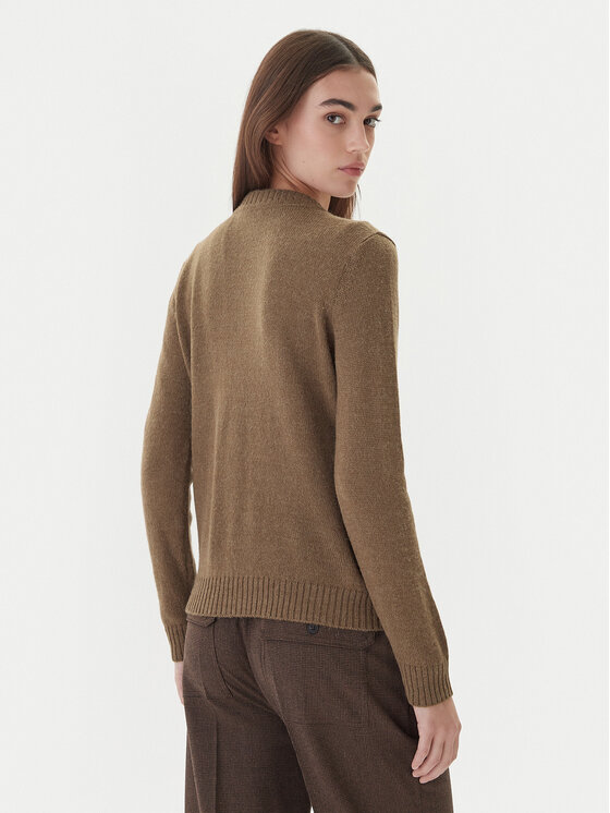 Weekend Max Mara Weekend Max Mara Pulover Nitra 2525366292 Rjava Regular Fit