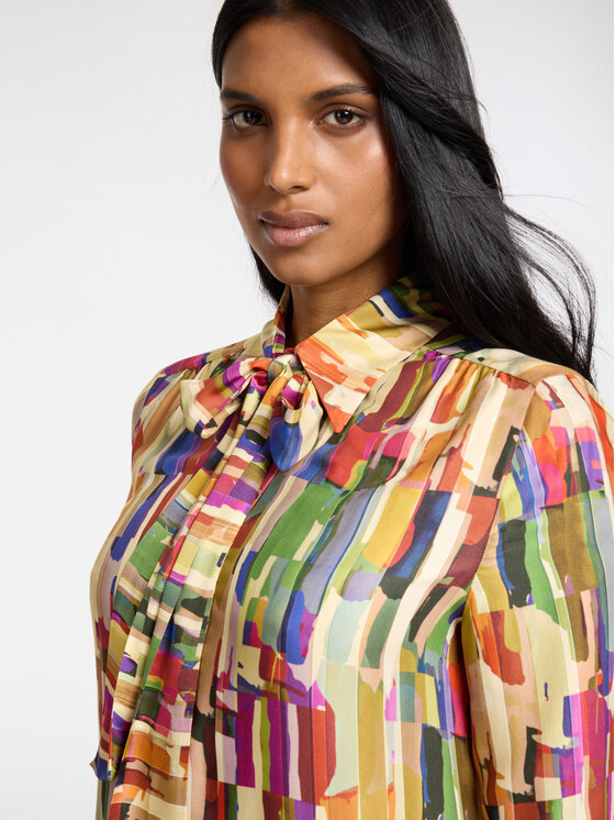 Elena Mirò Elena Mirò Vestito da giorno 7063P000271N001 Crema Regular Fit