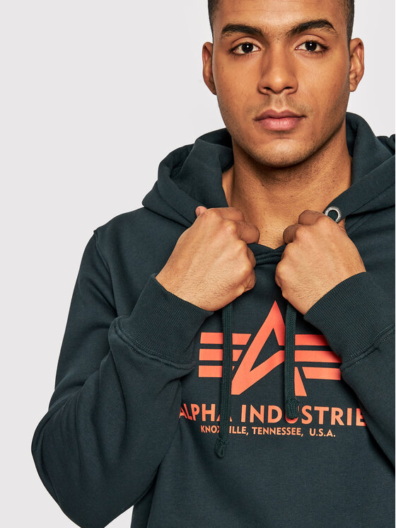 Alpha Industries Alpha Industries Bluza Basic 178312 Granatowy Regular Fit