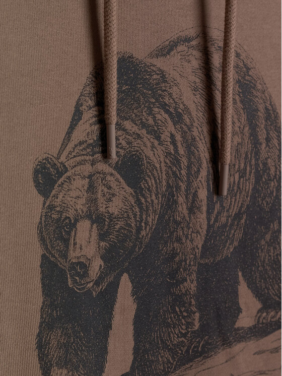 4F 4F Bluza OVERLAND Beżowy Regular Fit