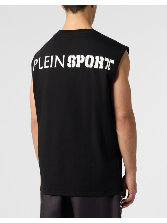 Plein Sport Plein Sport Tank top 28357 Czarny Regular Fit