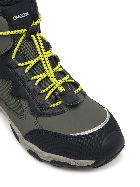 Geox Geox Schnürschuhe J Magnetar Boy B Abx J463ZC 050FU C0914 D Dunkelgrün