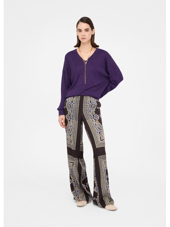 Liu Jo Liu Jo Pantaloni di tessuto MF5250TS117P9141 Marrone Regular Fit