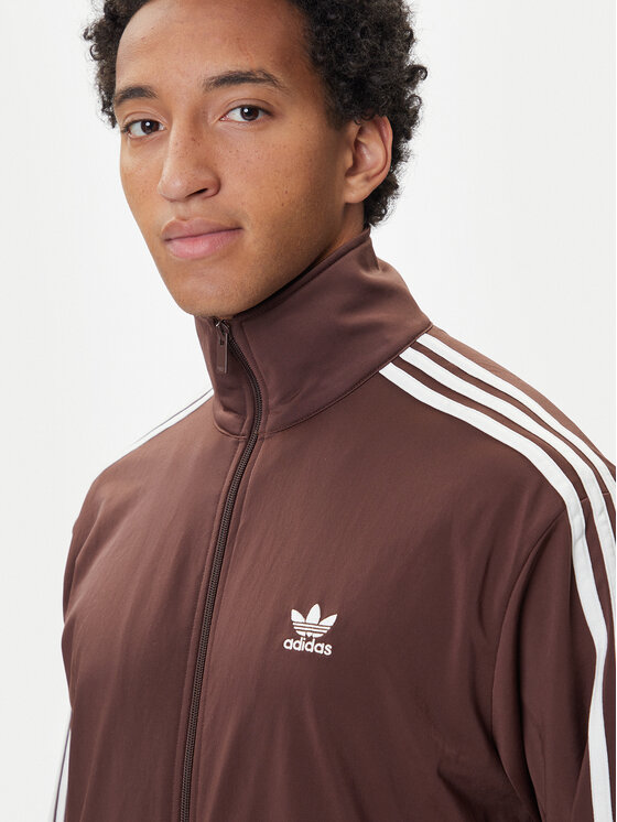 adidas adidas Majica dugih rukava adicolor Classics Firebird KA0459 Smeđa Loose Fit
