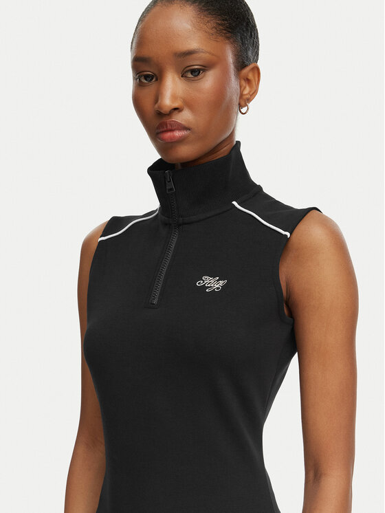 HUGO HUGO Kasdieninė suknelė Nuzippo 50558614 Juoda Extra Slim Fit