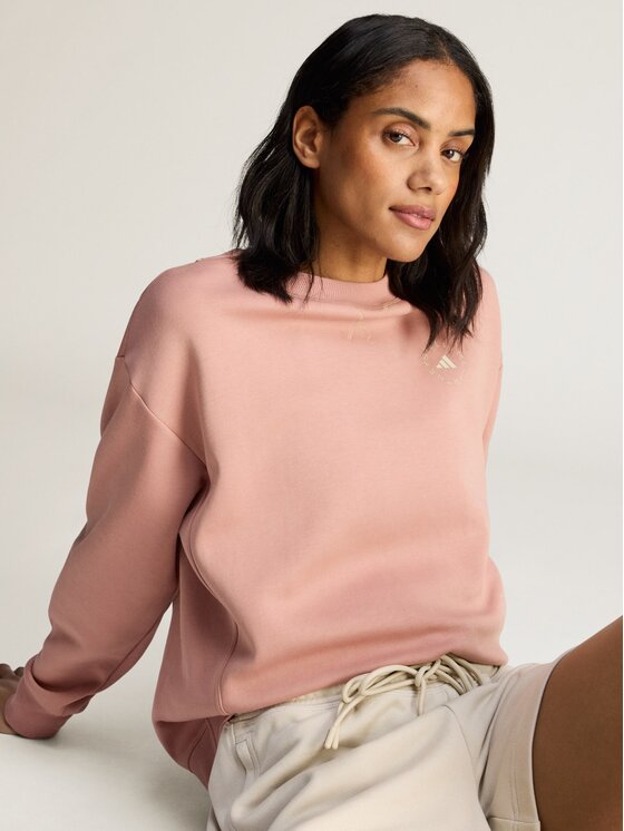 adidas by Stella McCartney adidas by Stella McCartney Bluza by Stella McCartney Brązowy Loose Fit