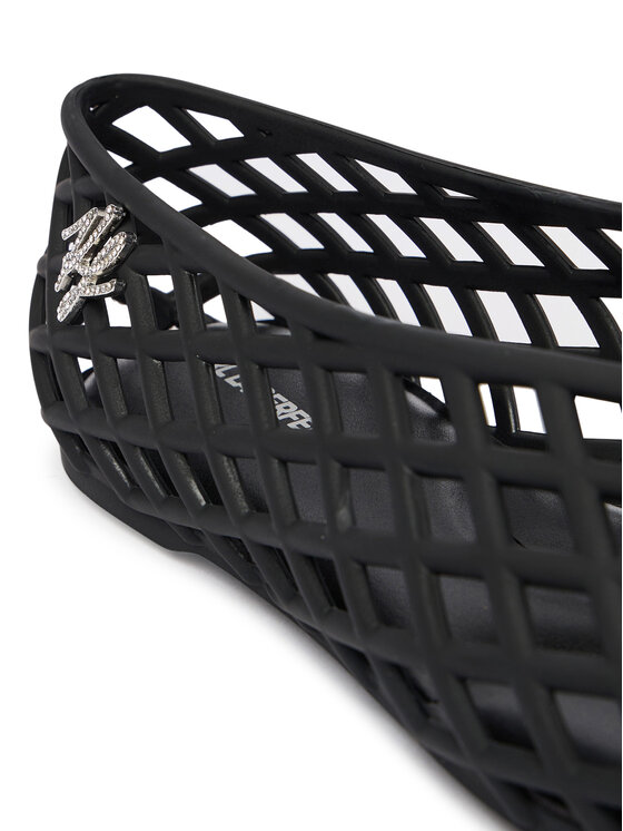 KARL LAGERFELD KARL LAGERFELD Μπαλαρίνες Jelly Ballet KL80036 Μαύρο