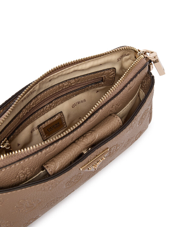 Guess Guess Geantă Cresidia II Mini HWPD98 88720 Maro