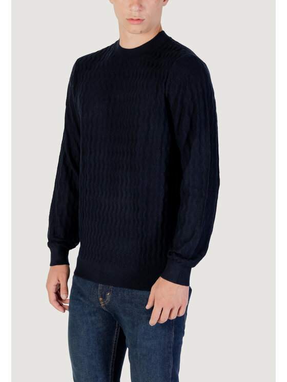 Armani Exchange Armani Exchange Maglione PULLOVER Blu Over Fit