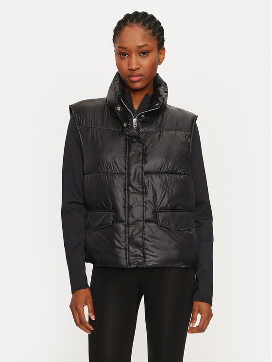 Athlecia Athlecia Vestă Prinsloo W EA243353 Negru Regular Fit