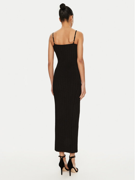 JACQUEMUS JACQUEMUS Džemper haljina 24E241KN449 Crna Regular Fit