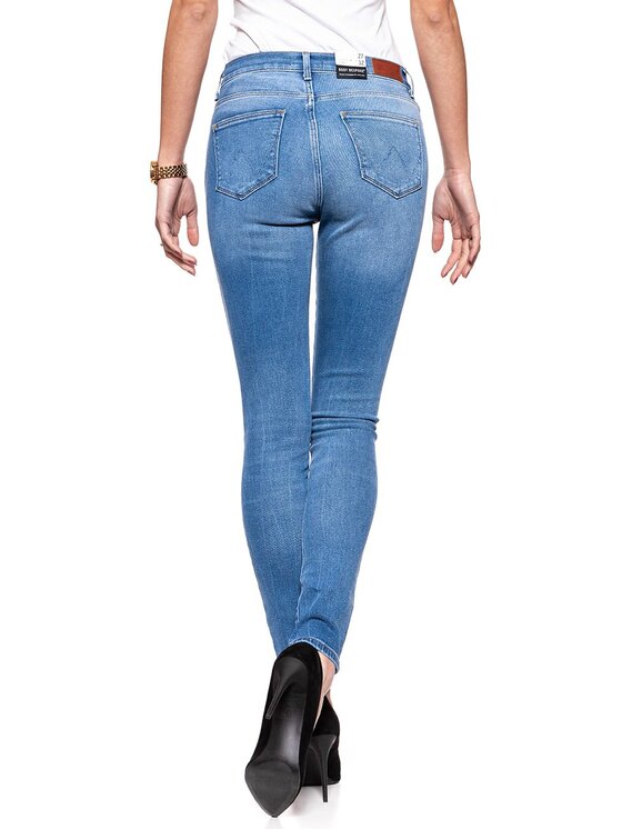 Wrangler Wrangler Jeans HIGH RISE SKINNY Blu Skinny Fit