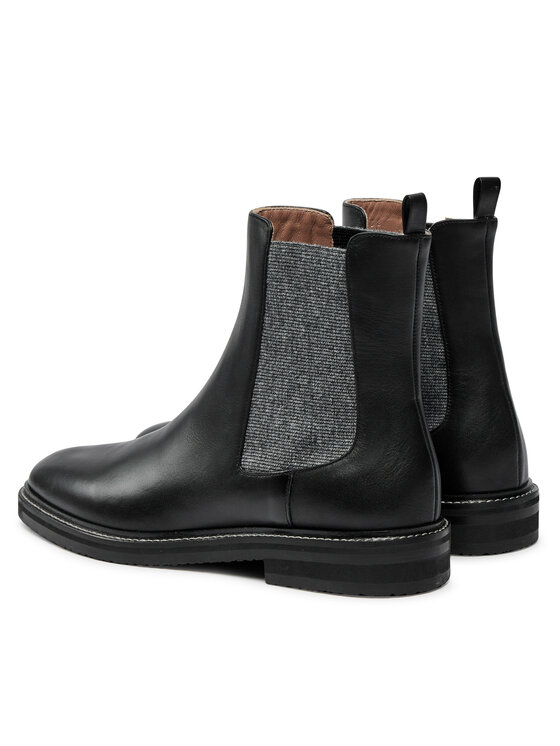 Pollini Pollini Μποτάκια με λάστιχο SA21083G1LTDG000 Μαύρο