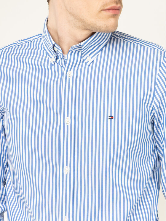 Tommy Hilfiger Tommy Hilfiger Риза Hyper Classic Stripe MW0MW12209 Цветен Slim Fit