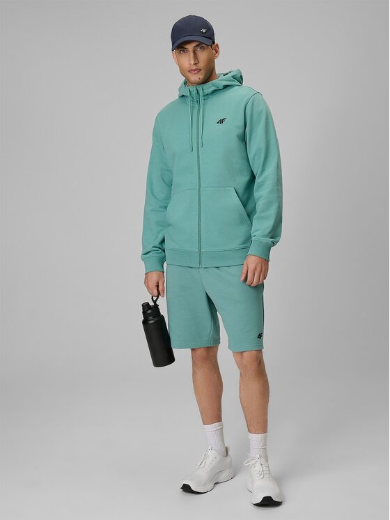 4F 4F Felpa 4FRSS26TSWSM3106-47S Verde Regular Fit