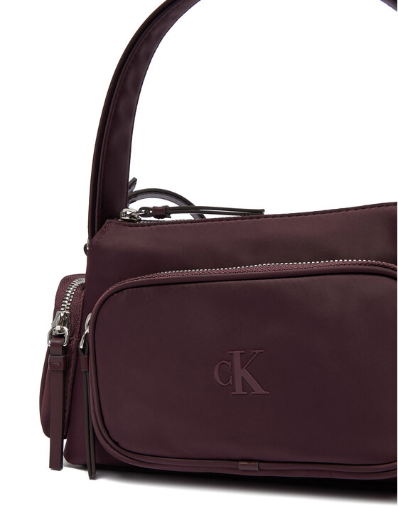 Calvin Klein Calvin Klein Táska Pocket Nylon Bag W/ Strap LV04F3132G Bordó