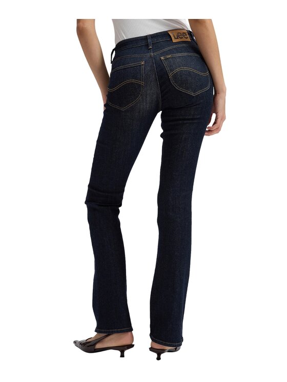 Lee Lee Jeansy 112376484 Granatowy Bootcut Fit