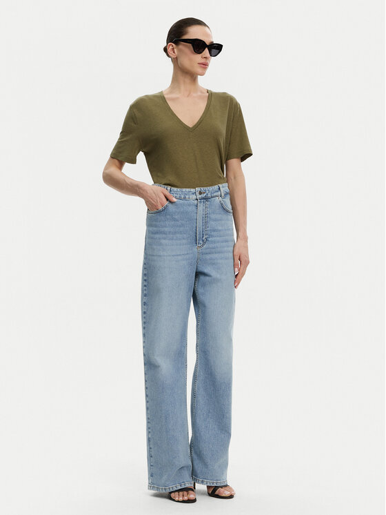 ACCESS FASHION ACCESS FASHION T-Shirt 53-2148-611 Zielony Regular Fit