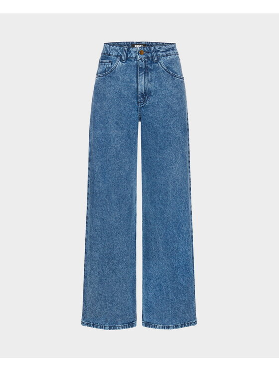 BENU BENU Jeansy BLUE Niebieski Straight Leg