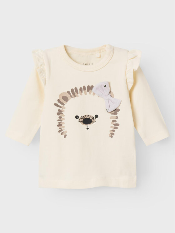 NAME IT NAME IT Bluse 13219336 Beige Regular Fit