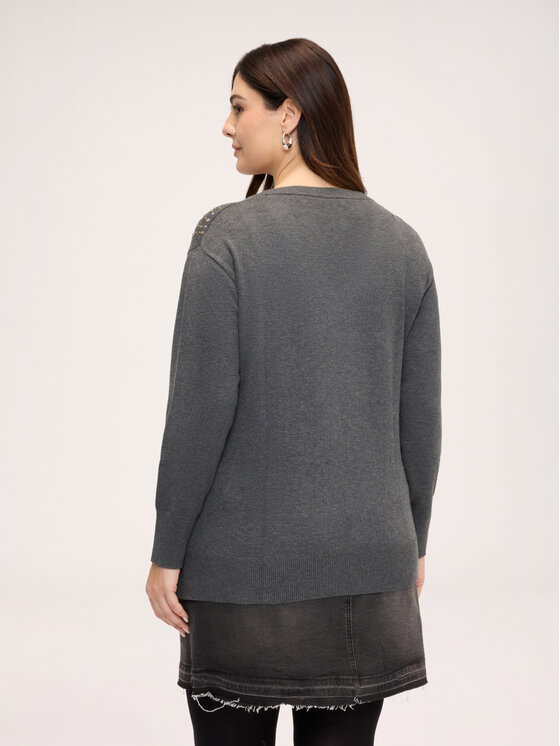 Fiorella Rubino Fiorella Rubino Maglione M468L008744N023 Grigio Regular Fit