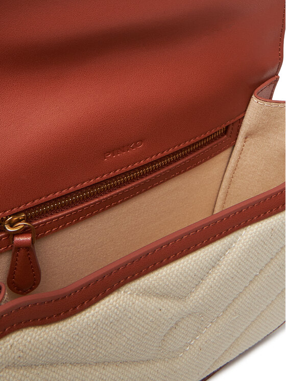 PINKO PINKO Torbica Love Box Bag Fl Mini PE 25 PLTT 104297 A2C7 Bež